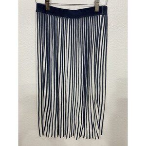 WEEKEND MAX MARA Womens Knit Striped Tea-Length A-Line Skirt S